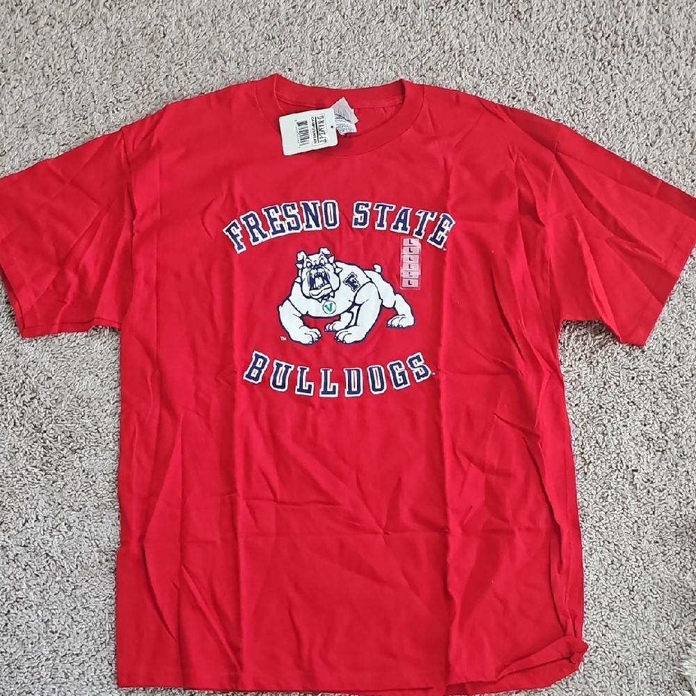 Delta Red Fresno State Bulldogs Short Sleeve Tee